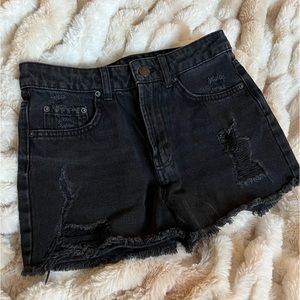 Black Distressed Wild Fable Shorts